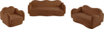 Bloom - Teddy Fabric Sofa - Saddle