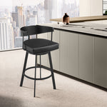 Lacey - Swivel Bar Stool - Black
