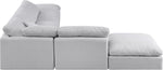 Indulge - Linen 6 Piece Modular Armless Sectional