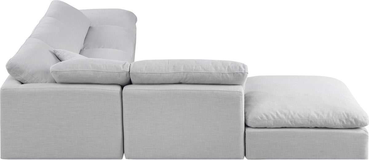 Indulge - Linen 6 Piece Modular Armless Sectional