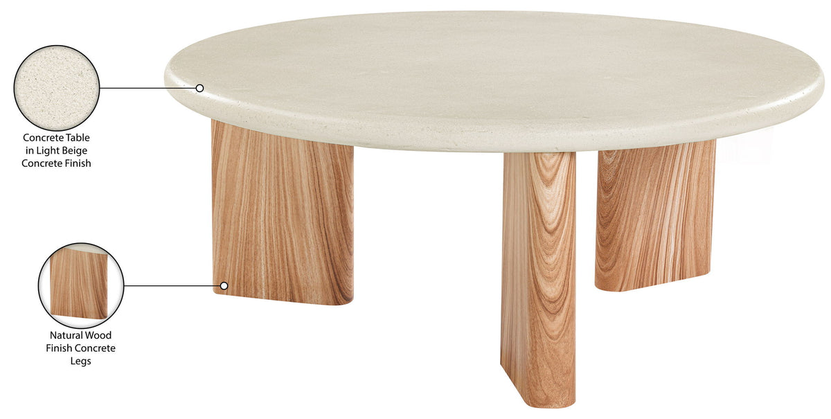 Avaya - Concrete And Fiberglass Indoor / Outdoor Coffee Table