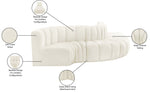 Arc - Velvet 5 Piece Modular Sofa
