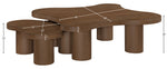 Cove - Oak Veneer And Solid Wood 2 Piece Coffee Table