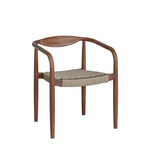 Cove - Eucalyptus & Rope 5-Piece Outdoor Dining Set - Brown & Almond milk