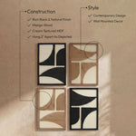 Cadence - 4 Piece Two-Color Wall Art