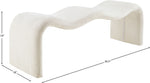 Willow - Chenille Bench