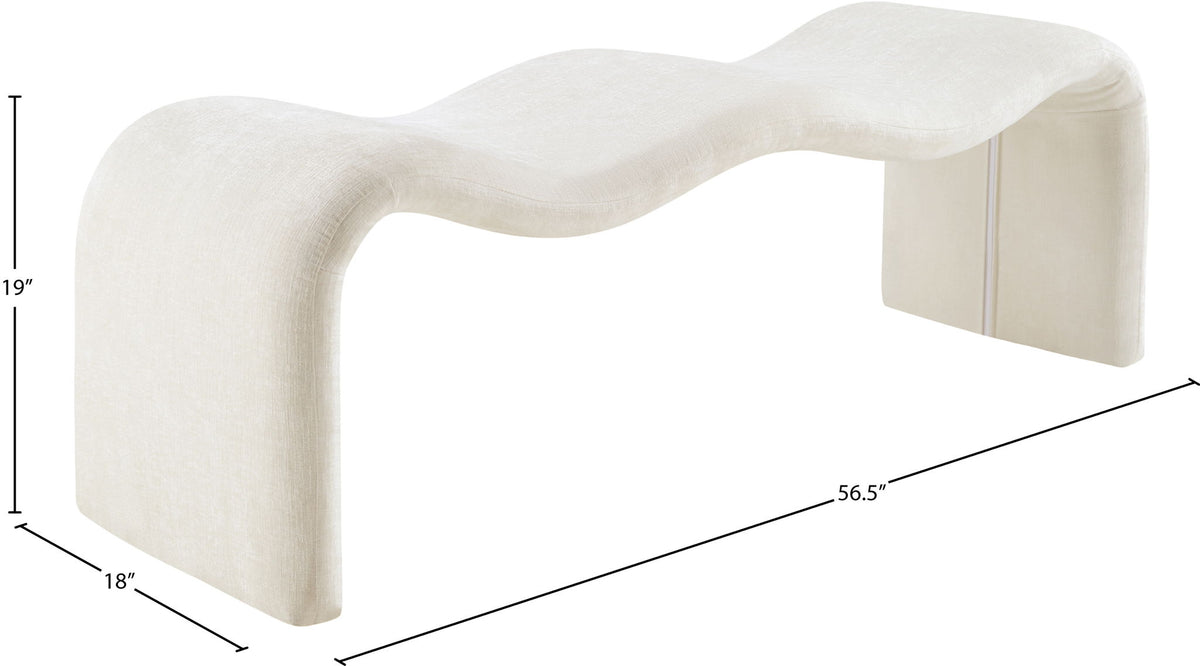 Willow - Chenille Bench