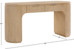 Astrid - Solid Wood And Oak Veneer Desk