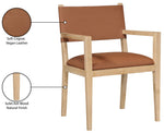 Avon - Vegan Leather Dining Arm Chair