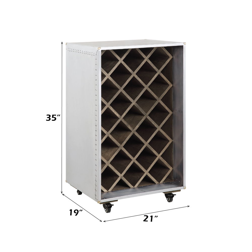 Raini - Wine Cabinet - Aluminum