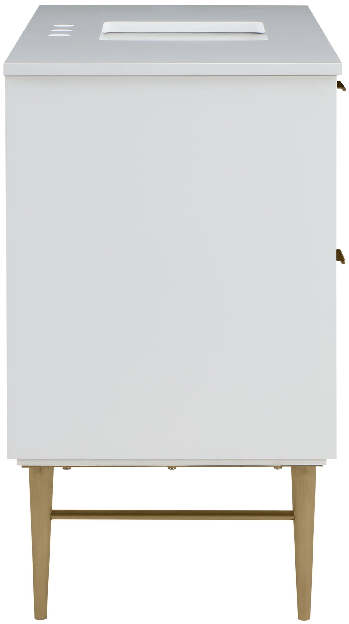 Modernist - Bathroom Vanity With Gold Legs