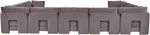 Hammond - Velvet Performance Fabric Upholstered 9 Piece Sectional
