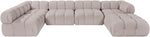 Orin - 6 Piece Modular Sectional (3 Modular Chairs, 2 Corner Chairs & Ottoman)