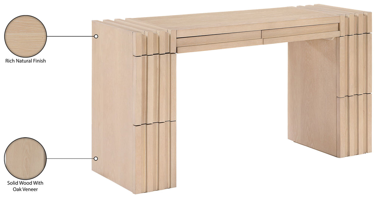 Stanton - Oak Veneer And Solid Wood Table