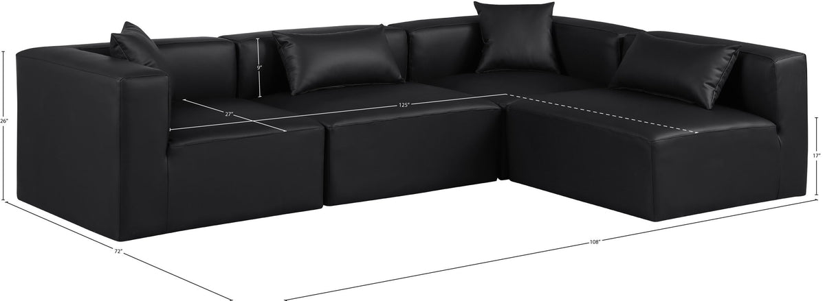 Cube - 4 Piece Modular Corner Sectional