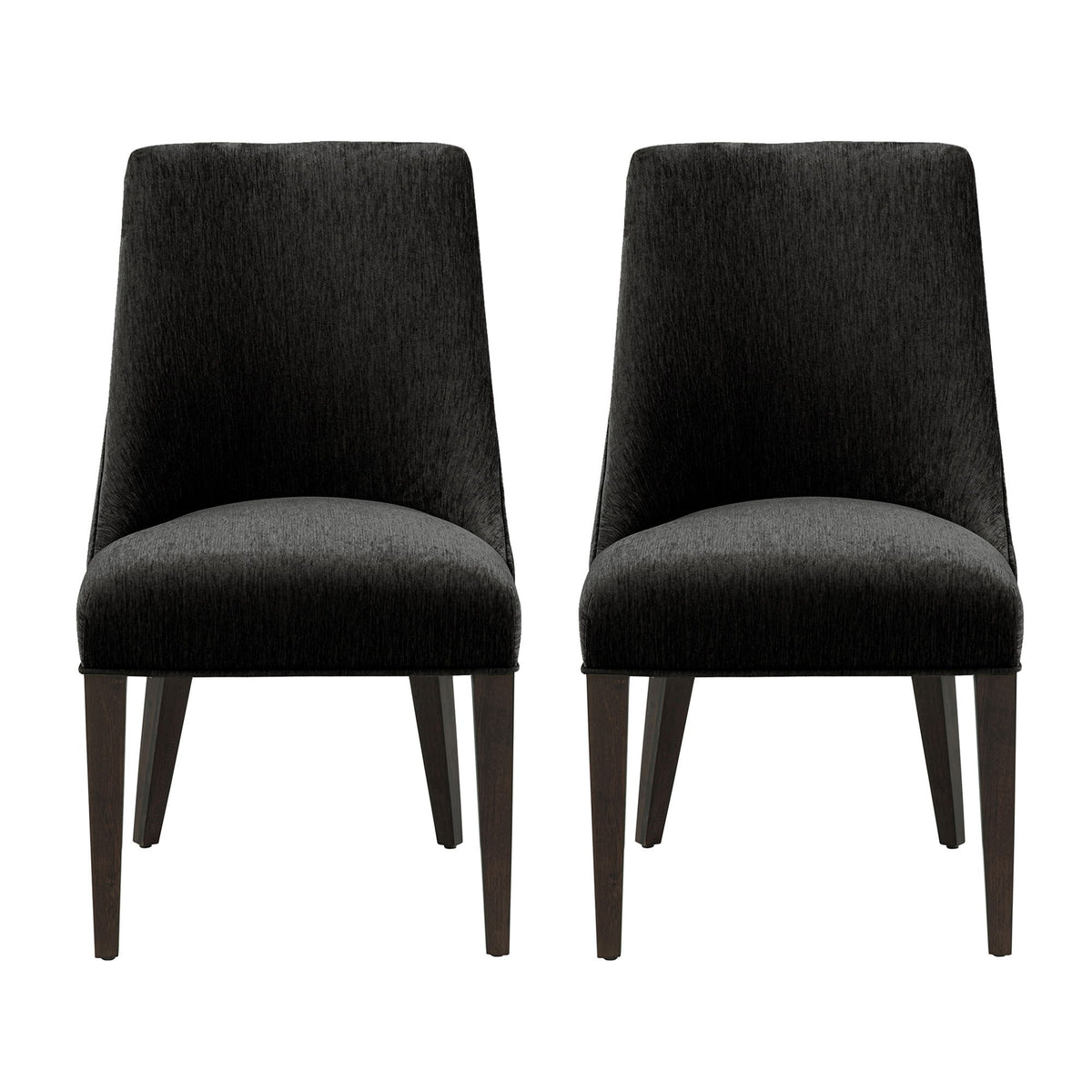 Manhattan Beever - Chenille Wood Dining Chair (Set of 2)