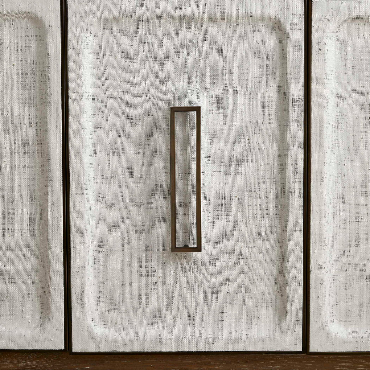 Linen 3 Door Cabinet - White