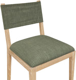 Avon - Linen Textured Performance Fabric Upholstered Dining Side Chair (Set of 2)