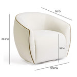 Jordan - Velvet Swivel Chair