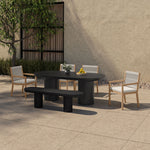 Rocca - Bench Concrete - Black