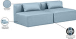 Cube - Modular 2 Seat Armless Sofa