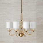 Palazzo - 8 Light Chandelier - Brass / Yellow