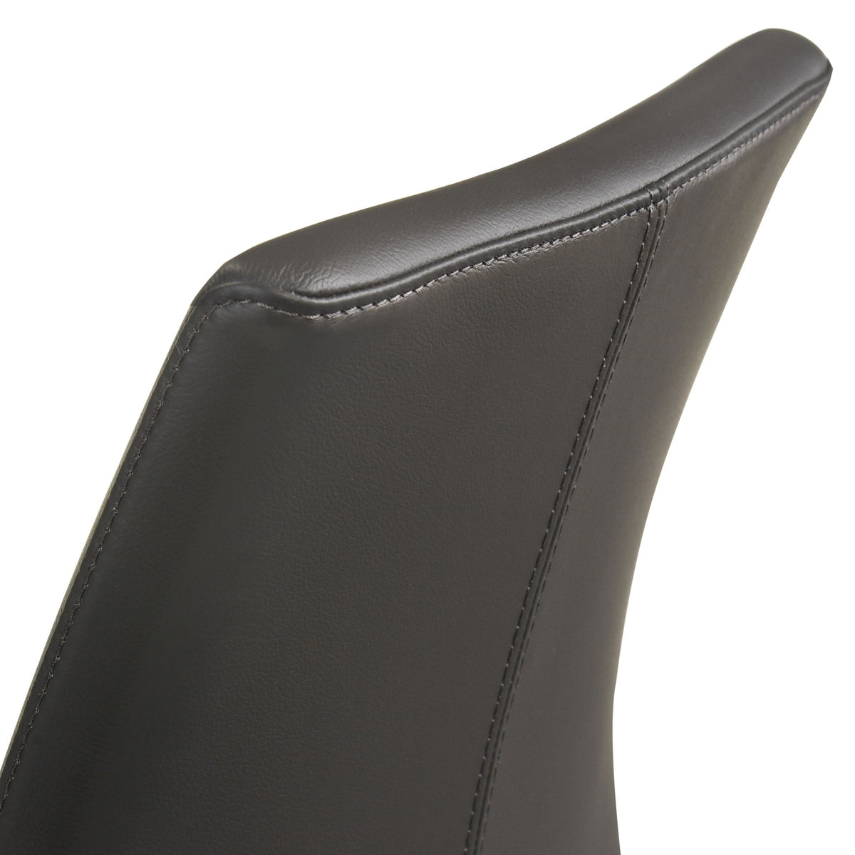 Elyza - Full Back Top Grain Leather Upholstered Wood Dining Chairs (Set of 2)