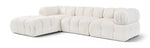 Orin - Velvet 4 Piece Modular Sectional With Chaise