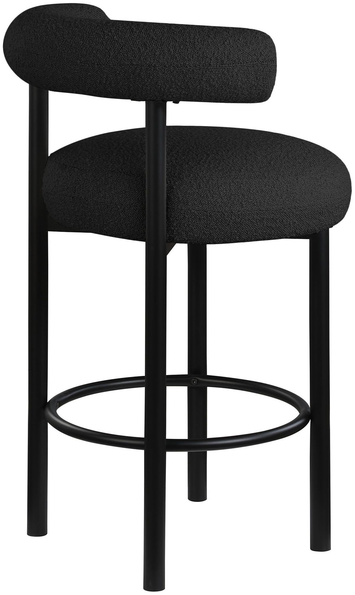 Bordeaux - Stool With Black Legs (Set of 2)