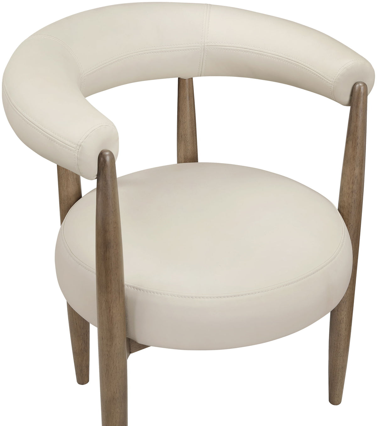 Sable - Vegan Leather Upholstered Dining Chair (Set of 2) - Brown Base