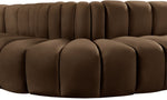 Arc - Velvet 6 Piece Curved Modular Sofa