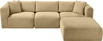 Shaggy - 4 Piece Modular Sectional