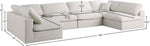 Plush - 6 Piece Modular Sectional