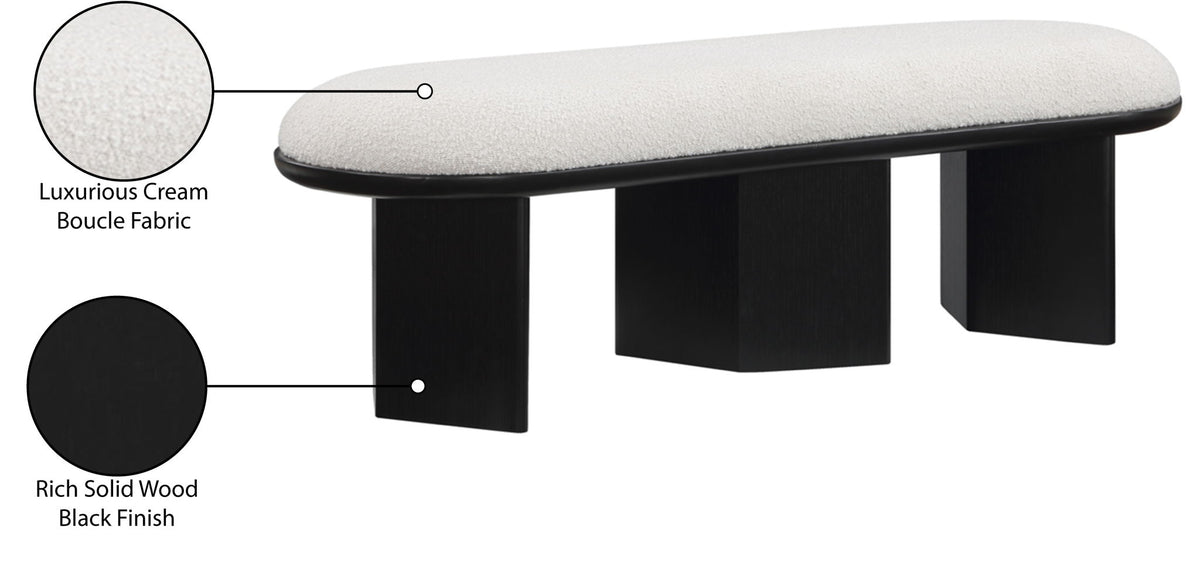 Wilshire - Bench With Black Base