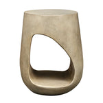 Lithos - Outdoor Accent Table - Gray