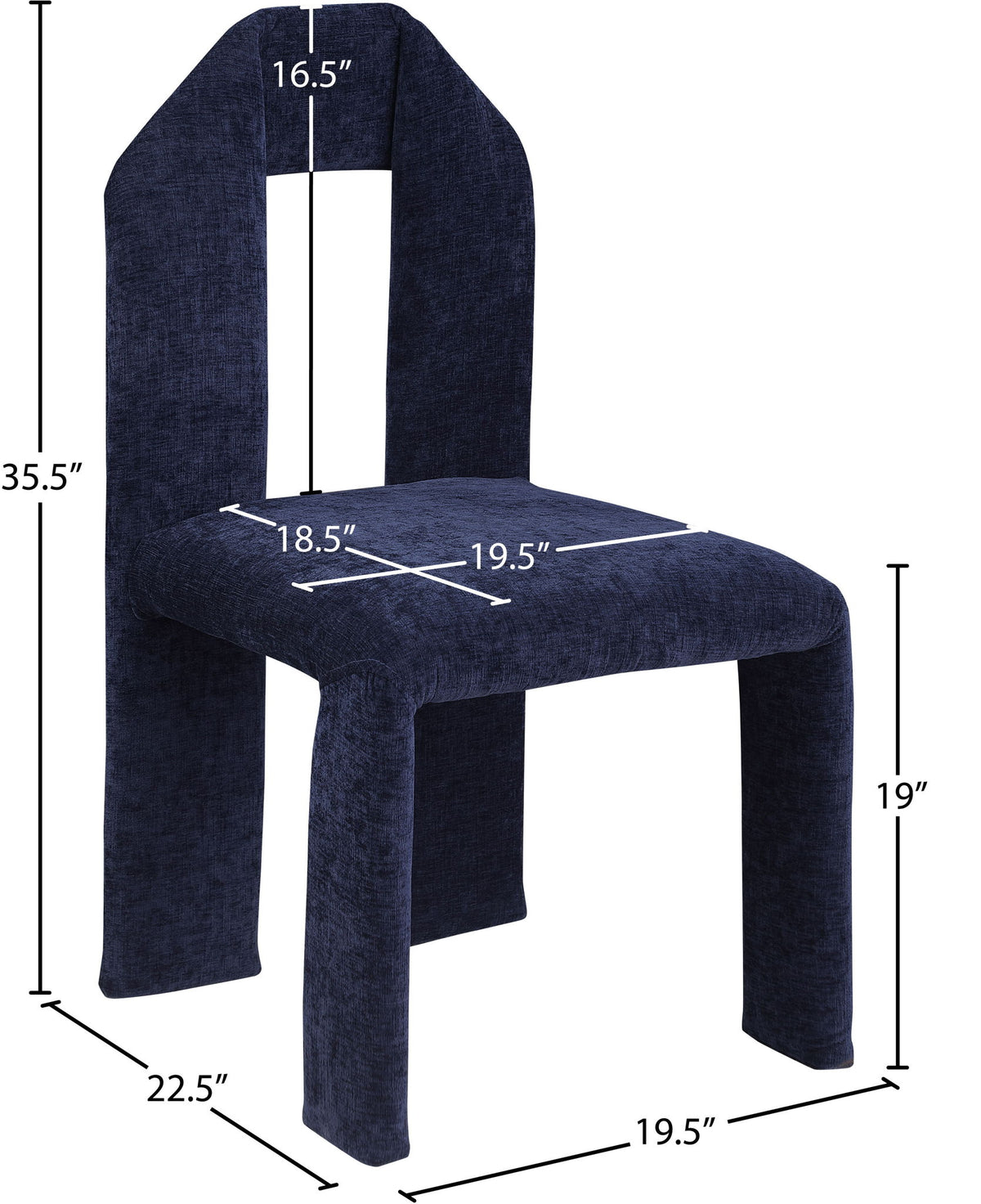 Bennett - Chenille Dining Chair (Set of 2)