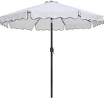 Amalfi - Patio Umbrella - Light Brown Base / Black Pole