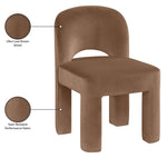 Celine - Velvet Performance Fabric Upholstered Dining Chair (Set of 2)
