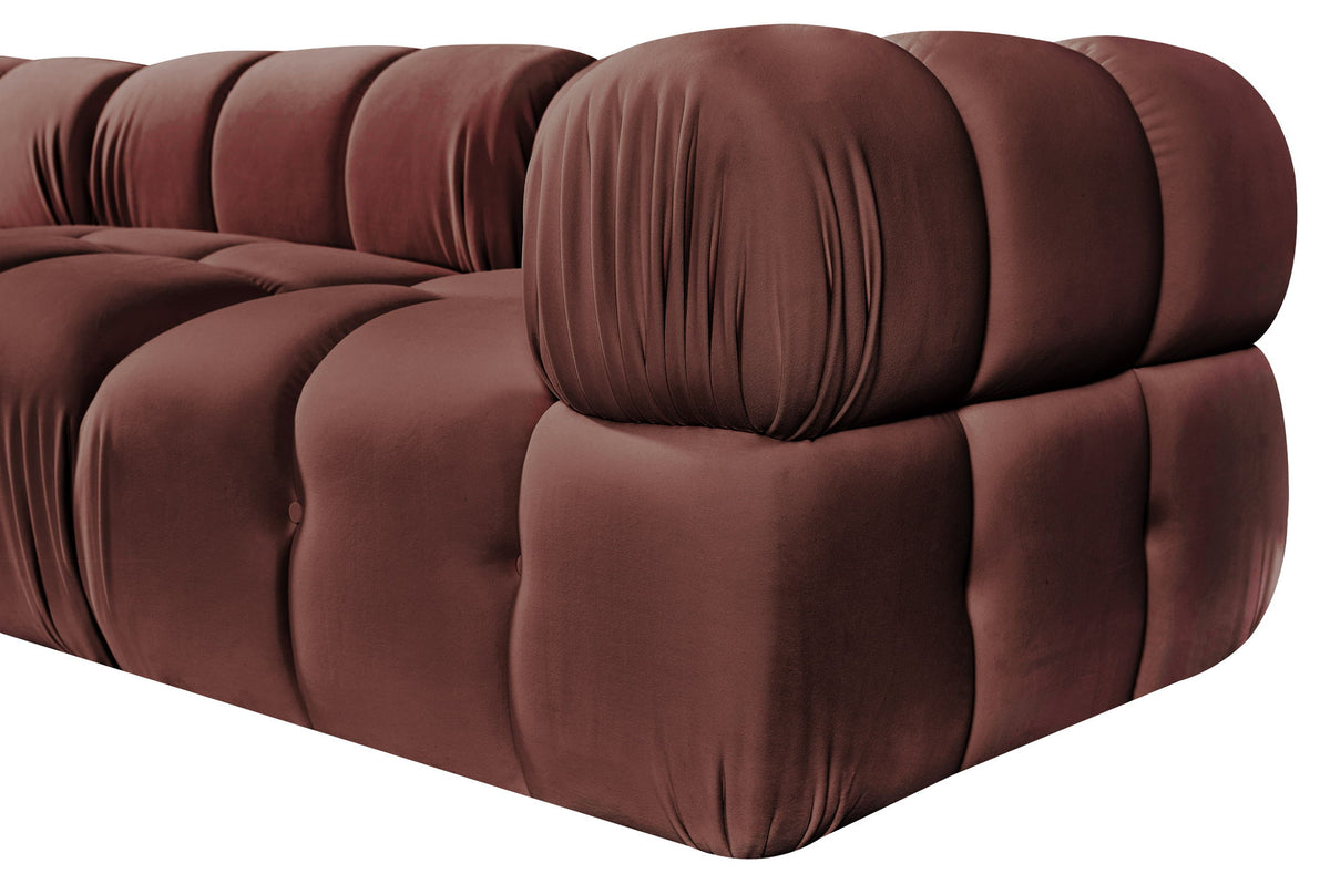 Orin - Velvet Performance Fabric Upholstered 3 Piece Modular Sofa