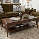 Sylvie - Rectangular Coffee Table - Dark Brown