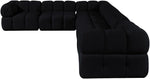 Orin - L-Shaped Velvet 6 Piece Modular Sectional