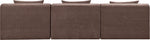 Stellar - 3 Piece 114" Upholstered Modular Armless Sofa