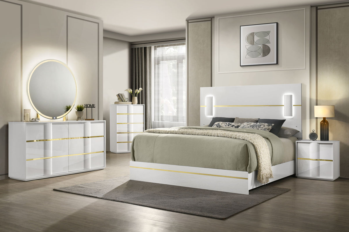 Florence - Dresser - White / Cream