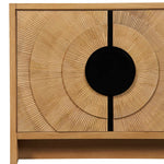 On Target - 2 Door Cabinet - Bronze / Woodtone
