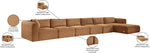 Shaggy - Fabric 6 Piece Modular Sectional With Chaise