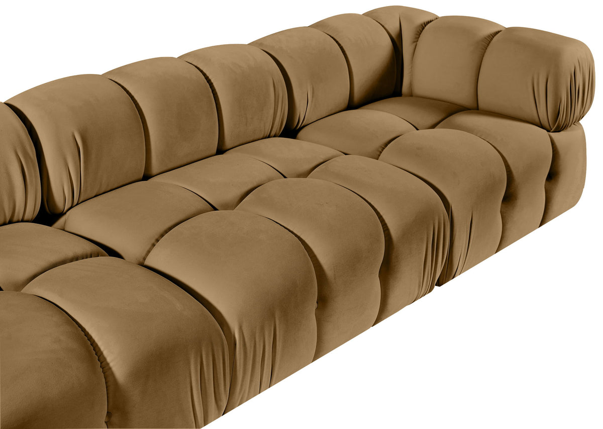 Orin - Velvet 5 Piece Modular Sectional