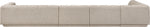 Modari - Sectional - Beige
