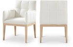 Adrian - Dining Arm Chair (Set of 2) - Light Brown Legs