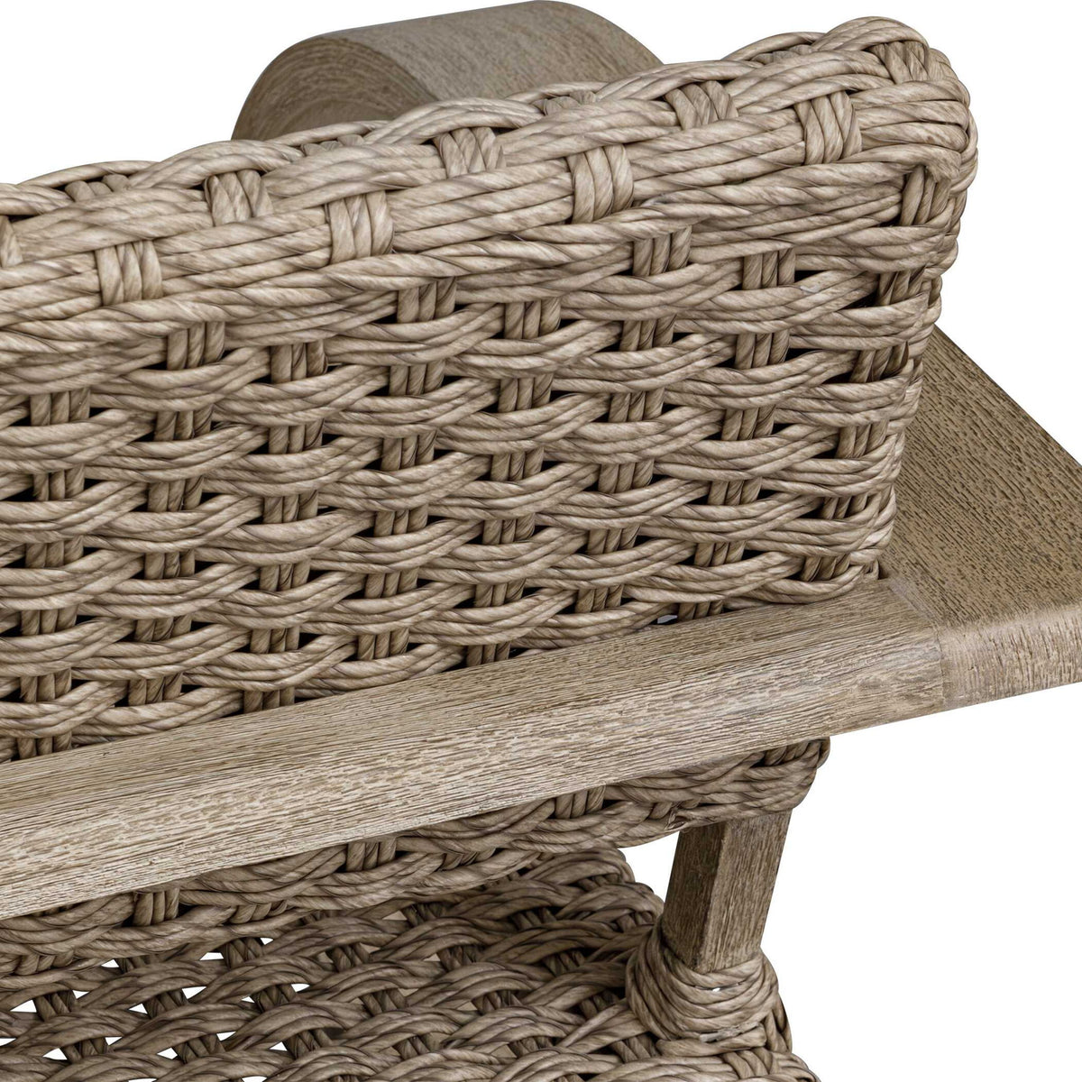 Rehema - Outdoor Wicker Lounge Chair - Gray