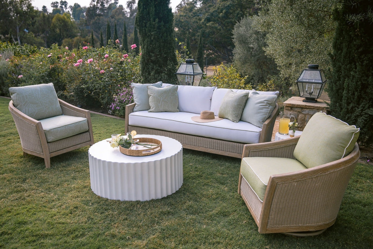 Cambria - Sofa - Gray / White